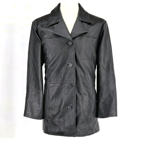 Eddie Bauer Other - Quiet Luxury Eddie Bauer Leather Car Coat Men’s XL/XXL Black Rare SAMPLE...